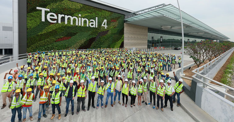 Construction complete on Changi Airport Terminal 4
