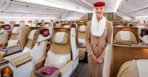 Emirates Unveils New Business Class Cabin For Boeing 777-200LR Aircraft