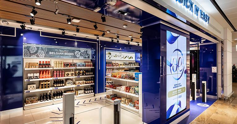 Fully automated shop opens at Brussels Airport