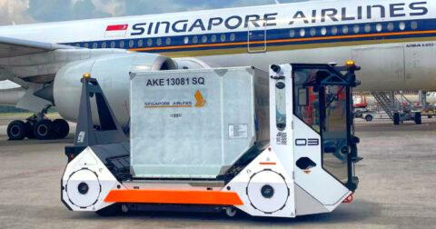 Changi Airport to adopt four new autonomous baggage handling vehicles by Aurrigo