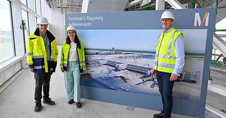 Munich Airport’s new pier at Terminal 1 to provide “significant enhancement in efficiency, service and comfort”