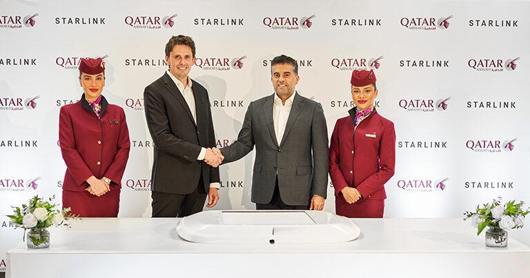 Qatar Airways announces introduction of Starlink’s high-speed Wi-Fi for elevated onboard CX