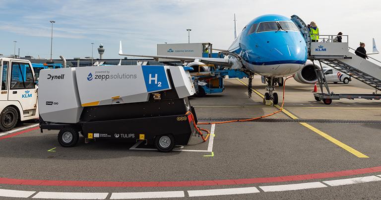 Schiphol first airport to test hydrogen-powered GPU as part of ambition for ground activities to be emission-free by 2030