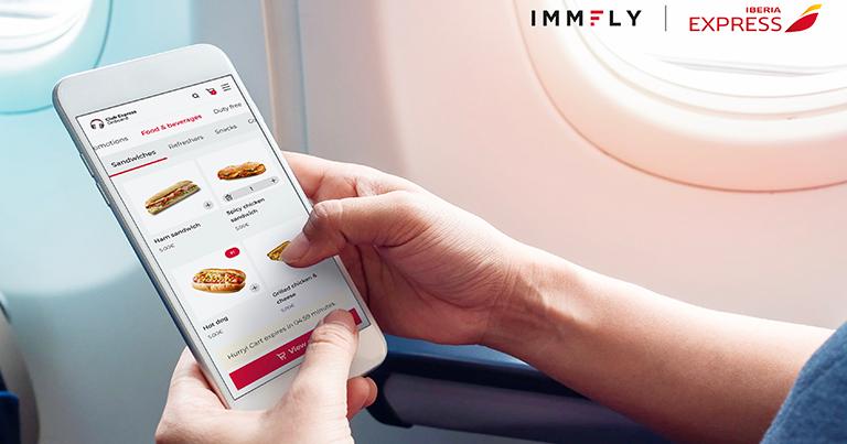 Iberia Express boosts onboard orders by 41% with Immfly’s innovative in-seat order solution