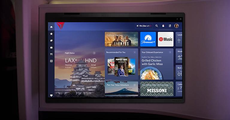 Delta unveils YouTube partnership, cloud-based seatback experience, personalised features and more