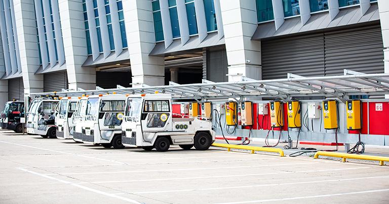 The New Terminal One at JFK announces centralised fleet of all-electric GSE as part of commitment to sustainability