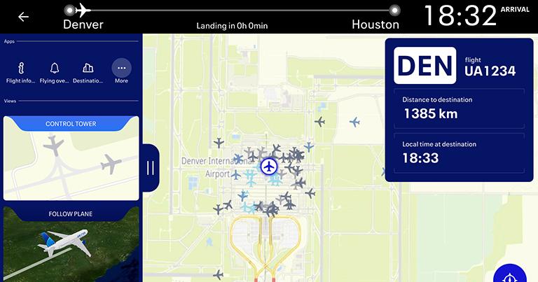 United enhances inflight map with new ‘Control Tower’ mode for “seamless, transparent travel experience”