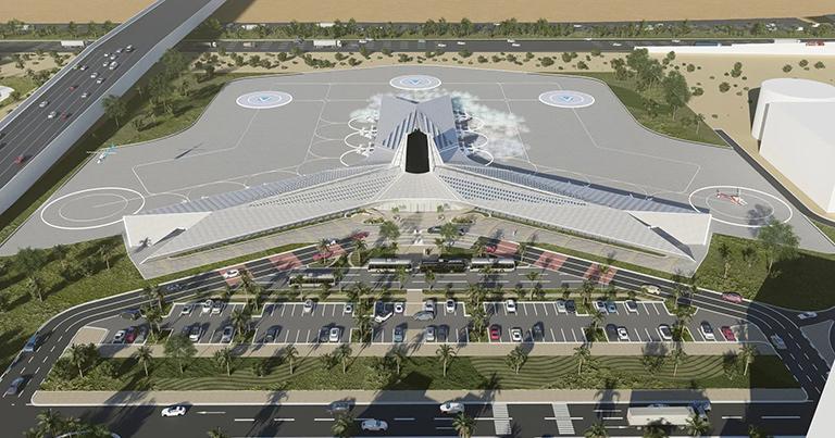 LODD and Skyports Infrastructure unveil vertiport concept design for Abu Dhabi AAM network